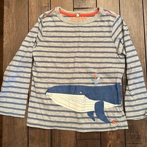 Joules T’s whale long sleeve shirt 6y